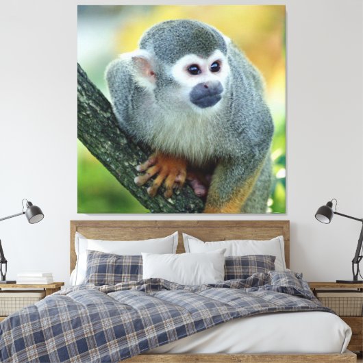 Affe 004 leinwanddruck (Insitu (Schlafzimmer))