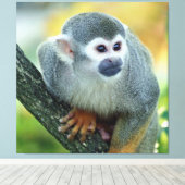 Affe 004 leinwanddruck (Insitu (Holzboden))