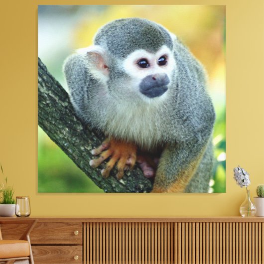 Affe 004 leinwanddruck (Insitu (Wohnzimmer))