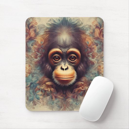 Affe 1 mousepad (Mit Mouse)