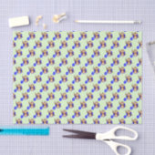 Affe 2 Jahre alt blau Seidenpapier (Handwerk)