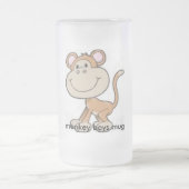 Affe, Affejungen-Tasse Mattglas Bierglas (Mittel)