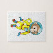 Affe als Astronaut Puzzle (Horizontal)