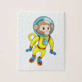 Affe als Astronaut Puzzle (Vertikal)