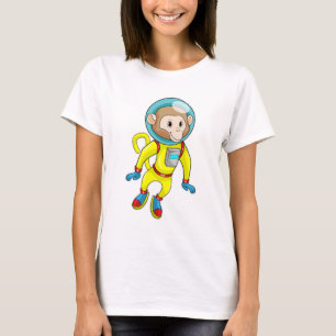 Affe als Astronaut T-Shirt
