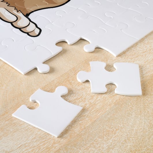 Affe als Bodybuilder in der Bodybuilding Puzzle (Seite)