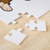 Affe als Skater mit Skateboard Puzzle (Seite)