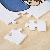 Affe als Snowboarder mit Sonowboard.PNG Puzzle (Seite)