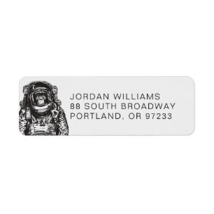 Affe-Astronaut   addieren Ihren Namen