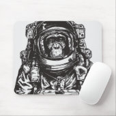 Affe-Astronaut Mousepad (Mit Mouse)