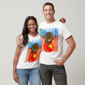 Affe auf dem Ball T-Shirt (Unisex)