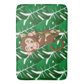 Affe auf dem Weinbaugebiet Bath Mat Badematte (Vorderseite Vertikal)