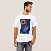 Affe auf der Raumflyine T-Shirt (Vorne ganz)