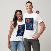 Affe auf der Raumflyine T-Shirt (Unisex)