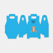 Affe auf einem "Blue Background"-Feld Geschenkschachtel (Ungefaltet)