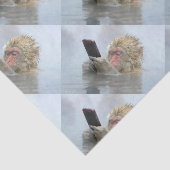 Affe auf einem Schirm Seidenpapier (Ausschnitt)