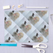 Affe auf einem Schirm Seidenpapier (Handwerk)