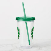 Affe auf einem Vine Design Acrylic Tumbler Acryltrinkbecher (Links)
