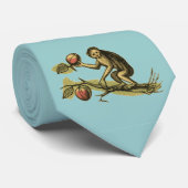 Affe auf einer Krawatte (Gerollt)