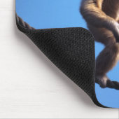 Affe auf Seil Mousepad (Ecke)