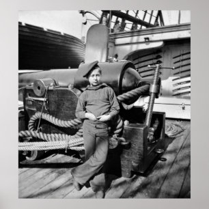 Affe aus zivilem Kriegsgefecht, 1860er Poster