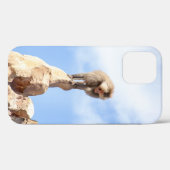 Affe Baboon auf einem Berg Case-Mate iPhone Hülle (Rückseite (Horizontal))