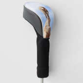 Affe Baboon auf einem Berg Golf Headcover (angewinkelt)