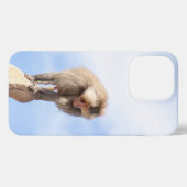 Affe Baboon auf einem Berg iPhone Hülle (Rückseite (Horizontal))
