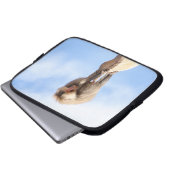 Affe Baboon auf einem Berg Laptopschutzhülle (Vorne Knopf)