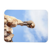 Affe Baboon auf einem Berg Magnet (Horizontal)