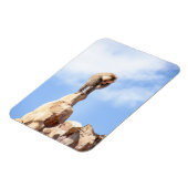 Affe Baboon auf einem Berg Magnet (Linke Seite)