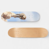 Affe Baboon auf einem Berg Skateboard (Horizontal)
