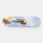Affe Baboon auf einem Berg Skateboard (Horizontal)