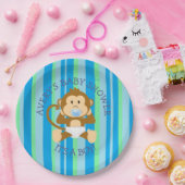 Affe Baby Dusche Seine Teller (Party)