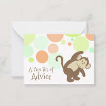 Affe Baby Shower Advisor Cards