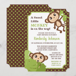 Affe-Babyparty-Einladung Einladung