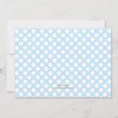 Affe-Babyparty/Geburtstag Einladung-Jungen Einladung (Rückseite)