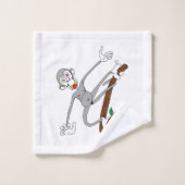 Affe Badhandtuch Set (Waschlappen)