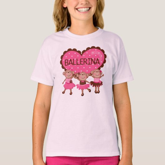 Affe-Ballett T-Shirt (Vorderseite)
