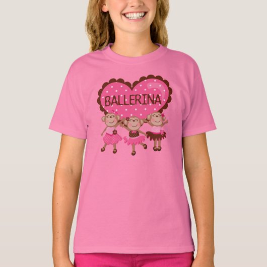Affe-Ballett T-Shirt (Vorderseite)