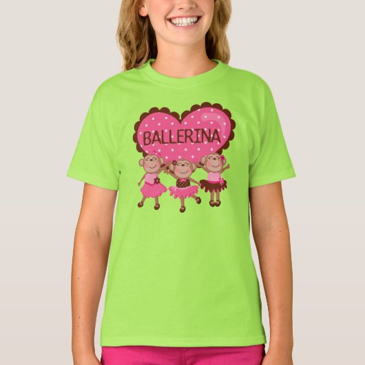Affe-Ballett T-Shirt (Vorderseite)