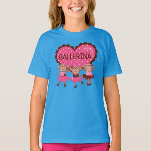 Affe-Ballett T-Shirt (Vorderseite)