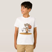 Affe-Basketball T-Shirt (Vorne ganz)
