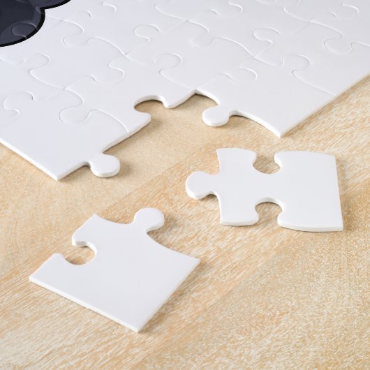 Affe bei Krafttraining mit Dumbell Puzzle (Seite)