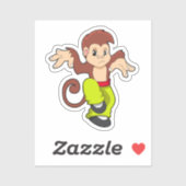 Affe bei Martial Arts Kungfu Aufkleber (Blatt)