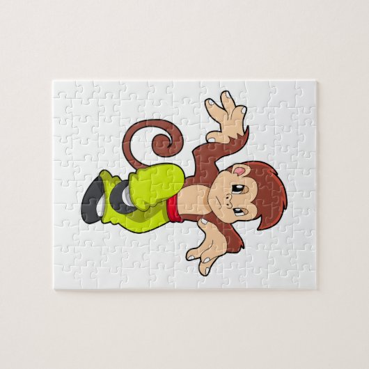Affe bei Martial Arts Kungfu Puzzle (Horizontal)