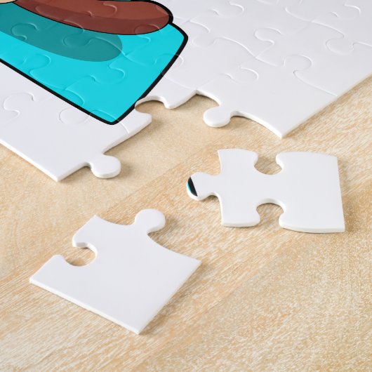 Affe bei Yoga Stehend Puzzle (Seite)