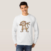 Affe beim Hip Hop Dance Dab T-Shirt (Vorne ganz)