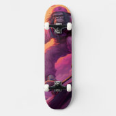 Affe beim Skateboardfahren Skateboard (Vorderseite)