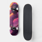 Affe beim Skateboardfahren Skateboard (Vorderseite)